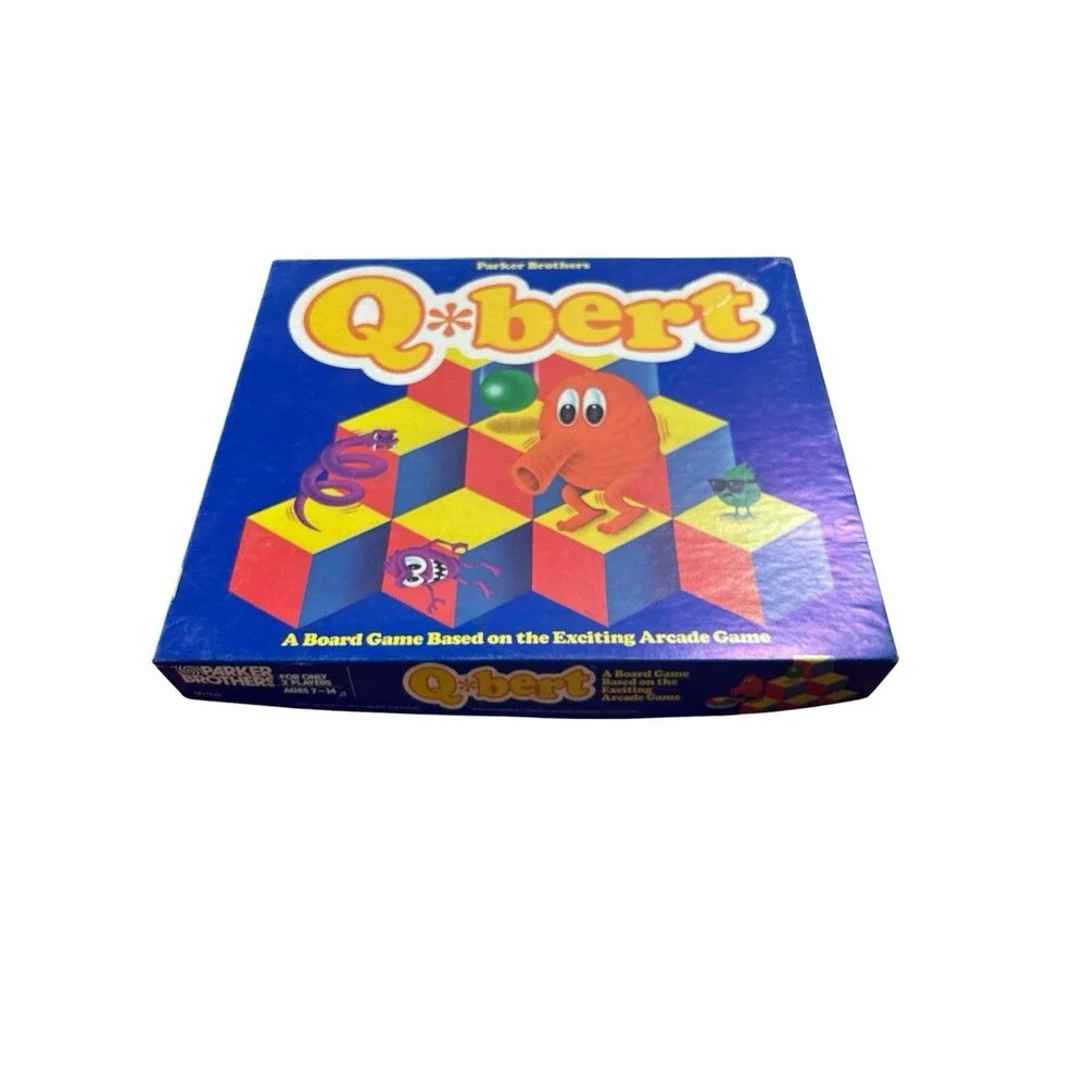 Vintage 1983 Parker Brothers Q*BERT Board Game